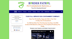 Desktop Screenshot of borderpatrolforpets.com